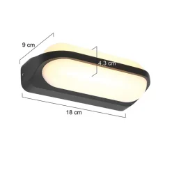 Aluminium buitenlamp zwart inclusief LED></noscript>Straluma Best