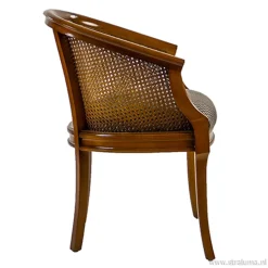 Armstoel met webbing en stoffen zitting></noscript>Straluma