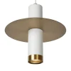 Badkamer hanglamp GU10 spot cilinder wit/brons>Straluma