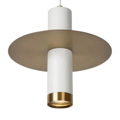 Badkamer hanglamp GU10 spot cilinder wit/brons>Straluma