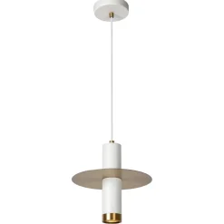 Badkamer hanglamp GU10 spot cilinder wit/brons>Straluma