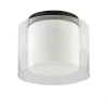 Badkamer plafondlamp helder met opaal glas IP44>Straluma