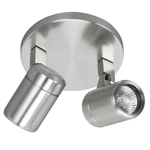 Badkamerlamp Rain  2 lichts nikkel IP44>Straluma Best