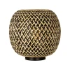 Bamboe tafellamp naturel met zwart>Straluma Clearance