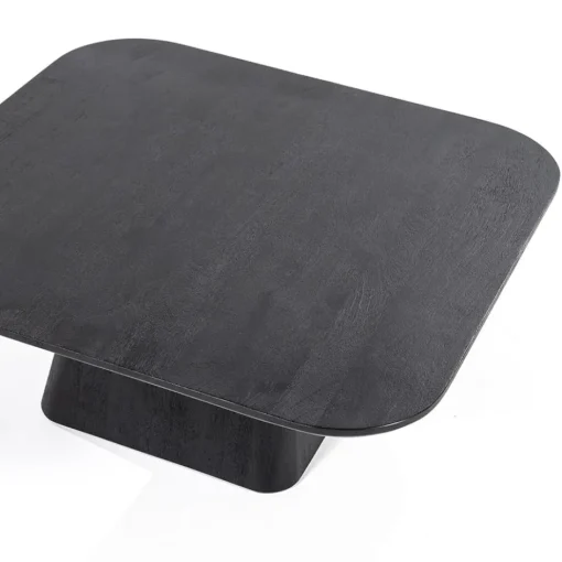 Bijzettafel Aron zwart 80x80 cm>Straluma Outlet
