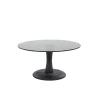 Bijzettafel Boogie L zwart Ø70 cm>Straluma Outlet