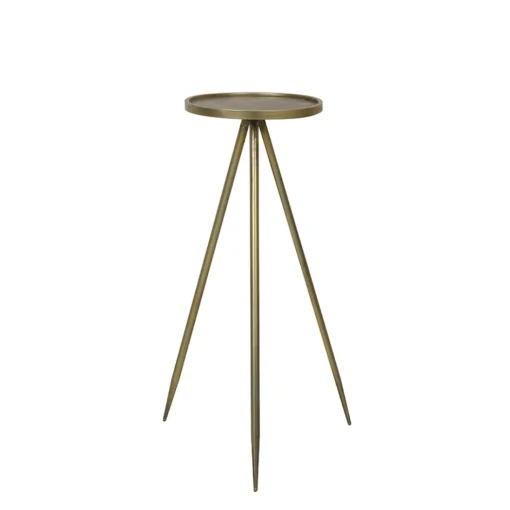 Bijzettafel Envira antiek goud Ø35x98,5 cm>Straluma Outlet
