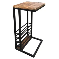 Bijzettafel hout/staal>Straluma Best