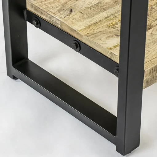Bijzettafel 2-laags mango hout naturel>Straluma Best