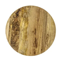 Bijzettafel rond mangohout met zwart staal 60 cm><noscript><img width=