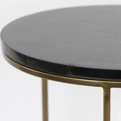 Bijzettafel Sobrina set van 2 zwart/antiek brons></noscript>Straluma Hot