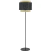 Boho vloerlamp mat zwart met webbing>Straluma Online