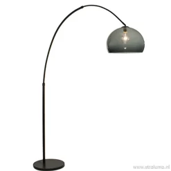 Boog-vloerlamp zwart exclusief kap>Straluma Hot