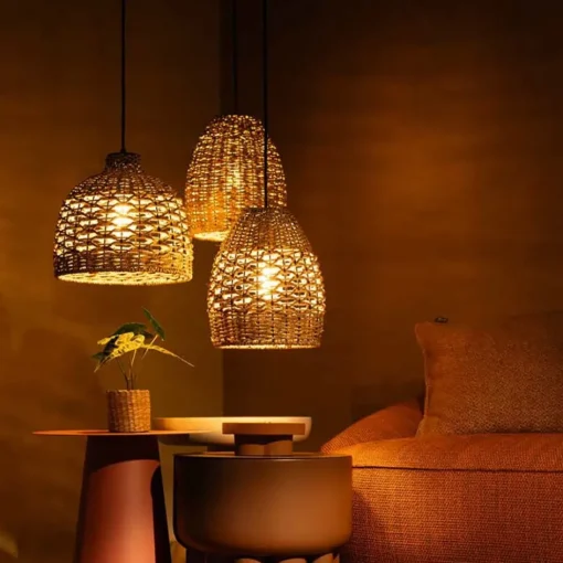 Botanische hanglamp touw 30 cm>Straluma Outlet