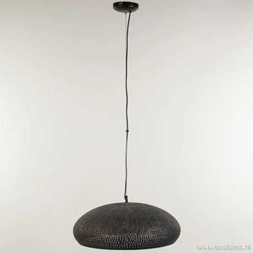 Brons-bruine hanglamp met gaatjes>Straluma Hot