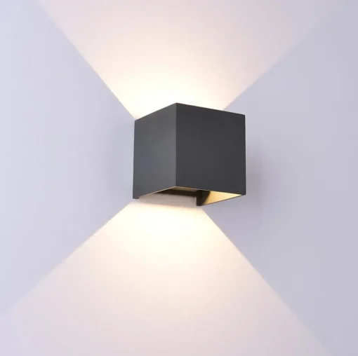 Buitenlamp kubus zwart verstelbaar IP54>Straluma New