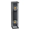 Buitenlamp 2L lantaarn antraciet IP54>Straluma Outlet