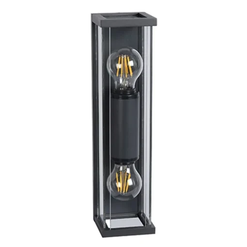 Buitenlamp 2L lantaarn antraciet IP54>Straluma Outlet