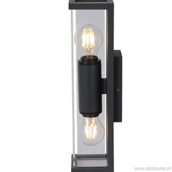 Buitenlamp 2L lantaarn antraciet IP54></noscript>Straluma Outlet