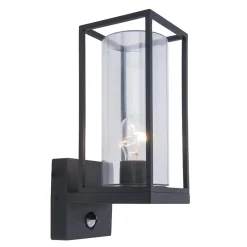 Buitenlamp lantaarn zwart met bewegingssensor>Straluma Online