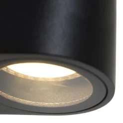Buitenlamp Logan afgerond zwart IP44>Straluma New