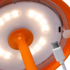 Buitenlamp op batterij oranje dimbaar IP54><noscript><img width=
