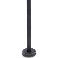 Buitenlamp op paal zwart/roest met helder glas></noscript>Straluma Online