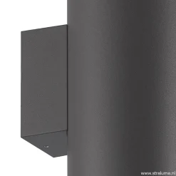 Buitenlamp Vulcano wand grafiet IP65></noscript>Straluma Best