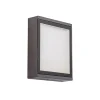 Buitenlamp wand rechthoek antraciet IP54>Straluma Clearance