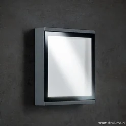 Buitenlamp wand rechthoek antraciet IP54></noscript>Straluma Clearance