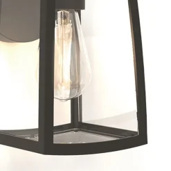 Buitenlamp wand zwart met helder glas></noscript>Straluma Online