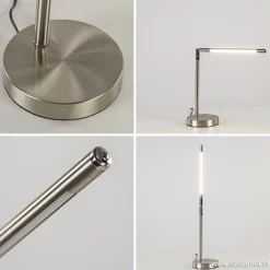 Burolamp Ugello nikkel met pushdimmer></noscript>Straluma New