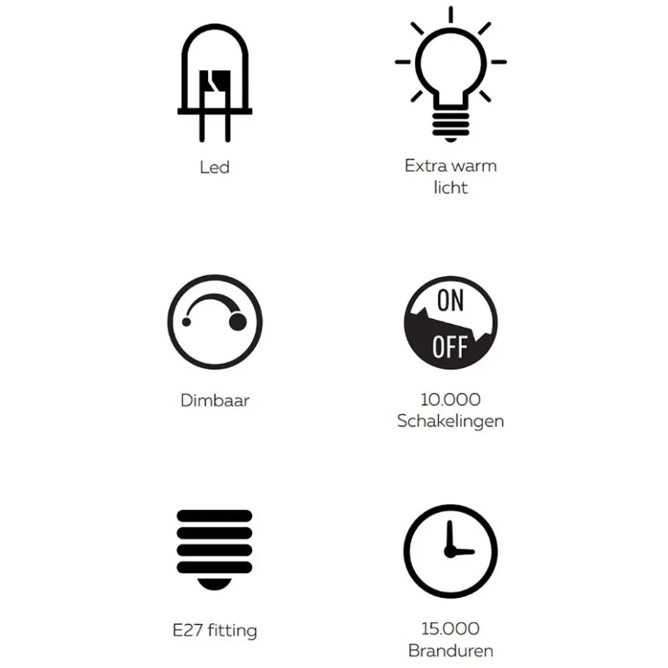 Calex Colors Elegance Boden zwart dimbaar>Straluma Outlet