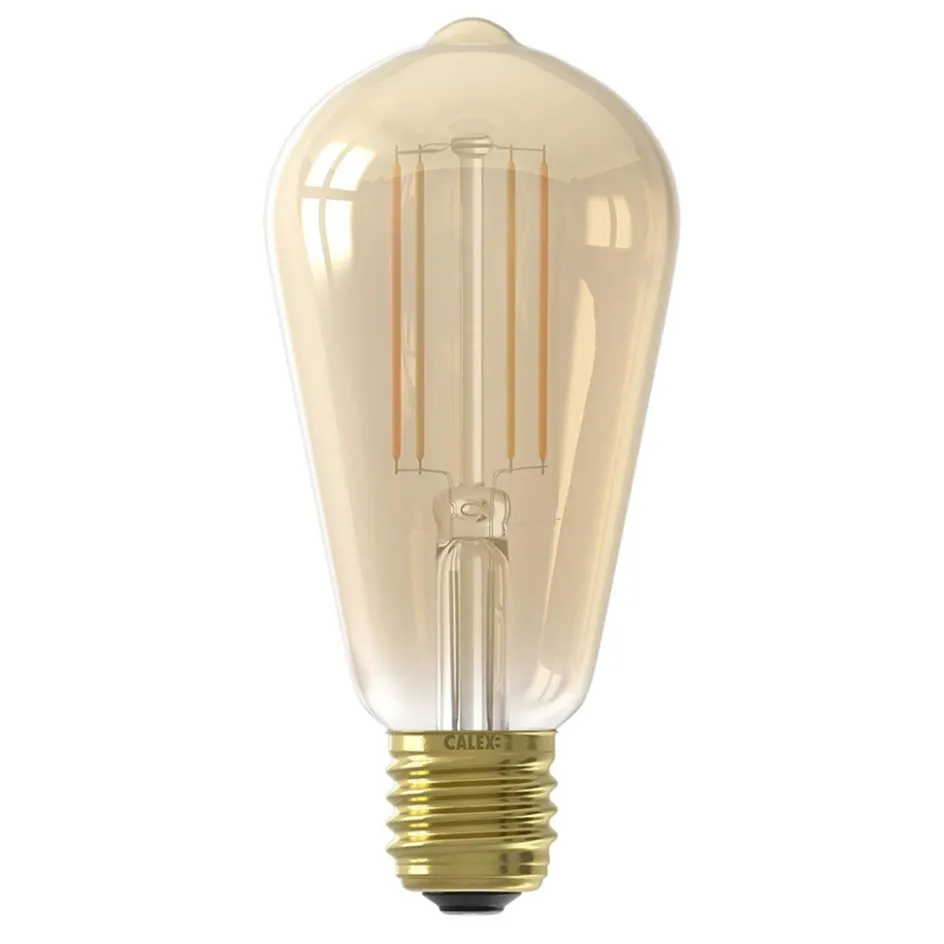 Calex Smart Home E27 LED filament goud ST64>Straluma Online