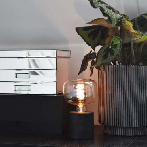 Calex tafelarmatuur rond zwart>Straluma Sale