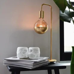 Calex tafellamp U-Line goud excl lichtbron></noscript>Straluma Outlet
