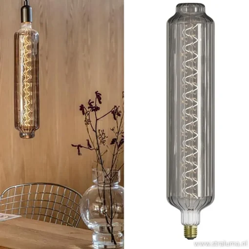 Calex XXL Lidingo lichtbron titanium 6W E27>Straluma Discount