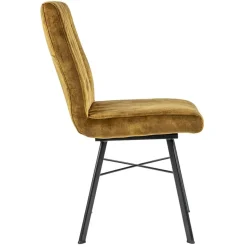 Chique eetkamerstoel velours goud></noscript>Straluma New