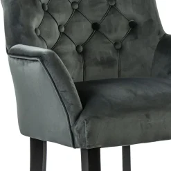 Comfortabele armstoel donker grijs met zwarte poot></noscript>Straluma