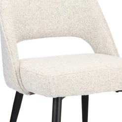 Comfortabele eetkamerstoel grijs met zwarte poot></noscript>Straluma
