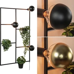Decoratieve wandlamp zwart inclusief potten></noscript>Straluma Clearance