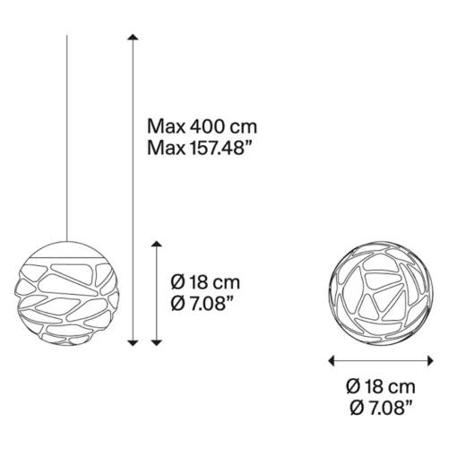 Design hanglamp Kelly cluster LED champagne>Straluma New