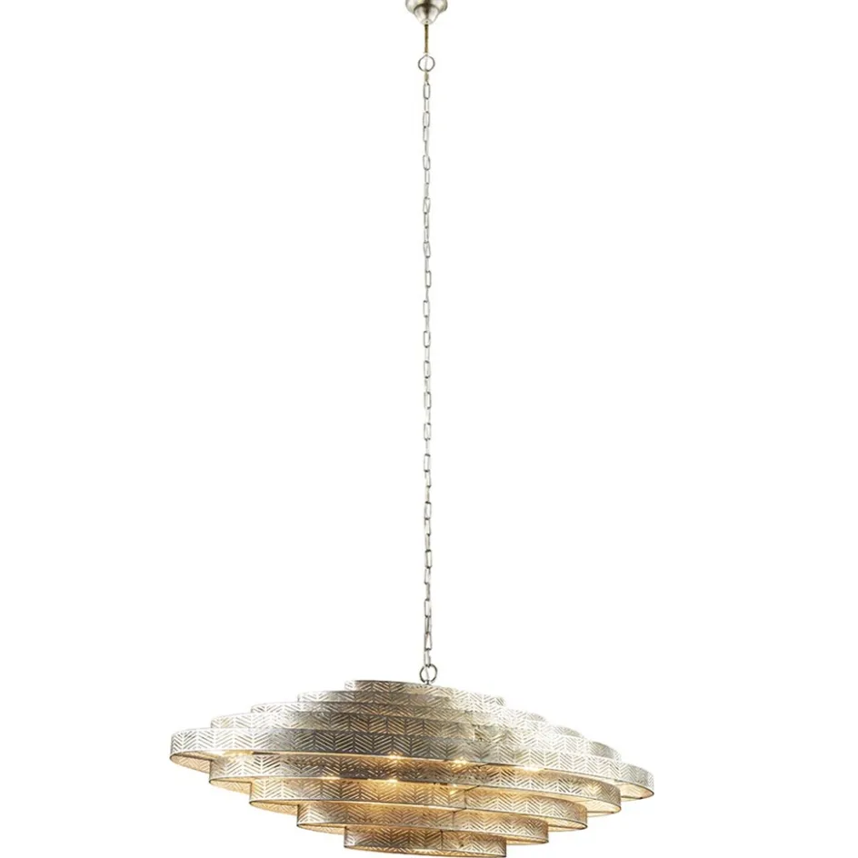 Design hanglamp ovaal oud zilver>Straluma New