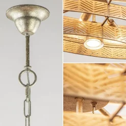 Design hanglamp ovaal oud zilver><noscript><img width=
