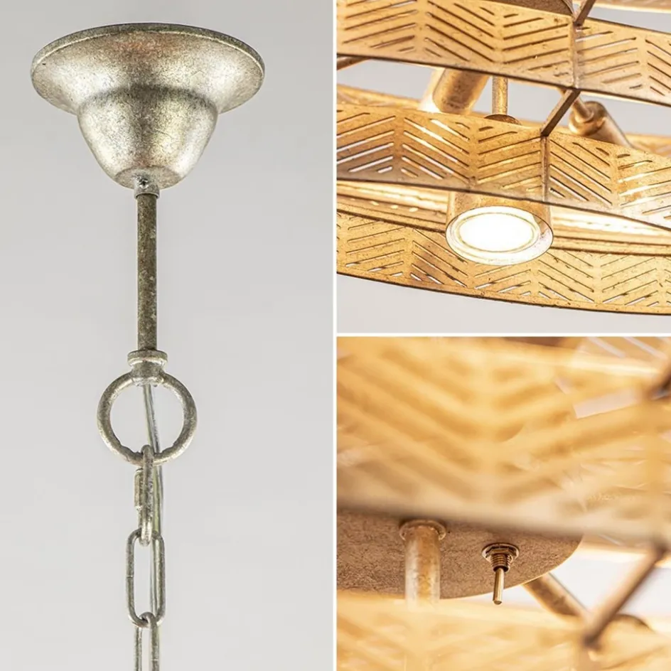 Design hanglamp ovaal oud zilver>Straluma New