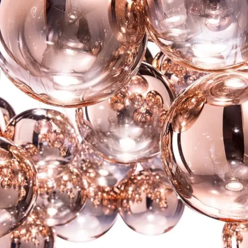 Design hanglamp Random rose goud glas inclusief LED>Straluma Discount