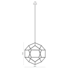 Design LED hanglamp goud 80x100 cm></noscript>Straluma Sale