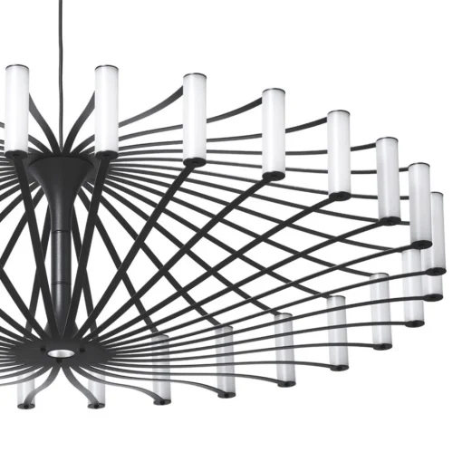 Design LED hanglamp Wheel zwart 75 cm>Straluma Hot