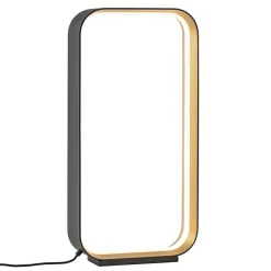 Design LED tafellamp dimbaar zwart/goud>Straluma Outlet