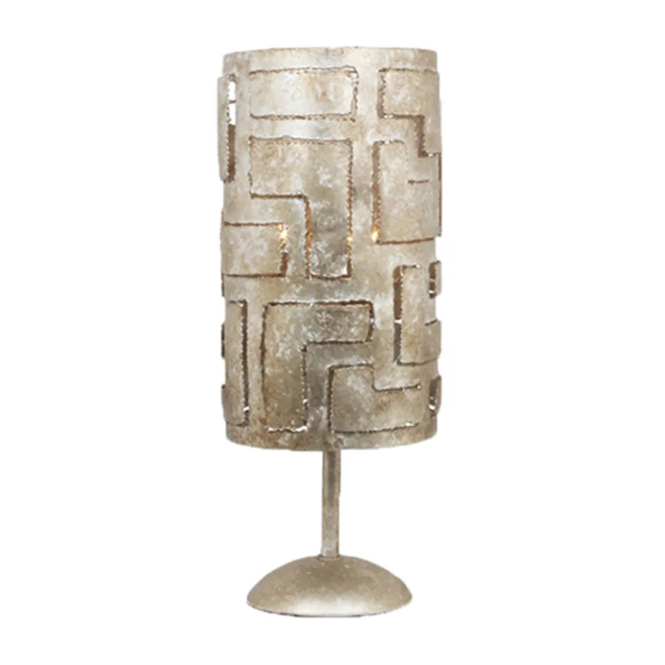 Design tafellamp ambachtelijk zilver>Straluma Outlet